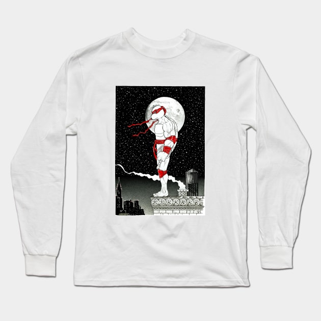 TMNT Raphaël - The lone wolf Long Sleeve T-Shirt by tristan.r.rosenkreutz